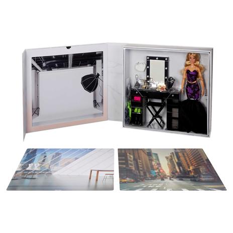 Barbie - @BarbieStyle Studio Set moda con bambola Barbie bionda - 7