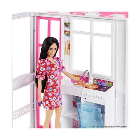 Barbie - Loft, Playset a 2 Piani con 4 Aree Gioco, Cucciolo e Accessori, Bambola non Inclusa - 4