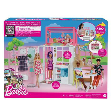 Barbie - Loft, Playset a 2 Piani con 4 Aree Gioco, Cucciolo e Accessori, Bambola non Inclusa - 6
