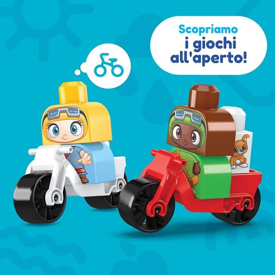 Mega Bloks-Green Town Casetta Eco Amici Bio, Costruisci e Impara con 92 Blocchi da Costruzione - 4