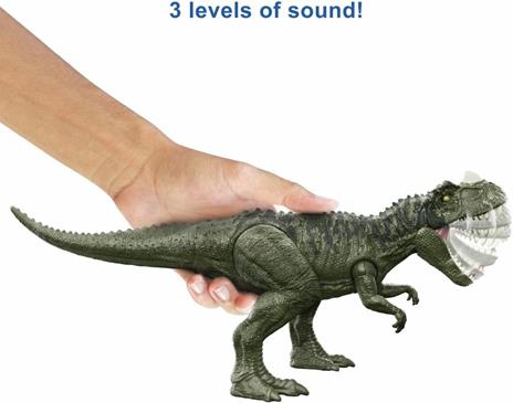 Jurassic World - Dinosauro Super Ruggito Snodato, Giocattolo per Bambini 4+ Anni, HCL92 - 5