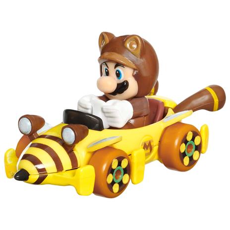 Hot Wheels - Mario Kart TANOOKI MARIO BUMBLE , in collaborazione con Mario Kart, un assortimento di riproduzioni 1:64