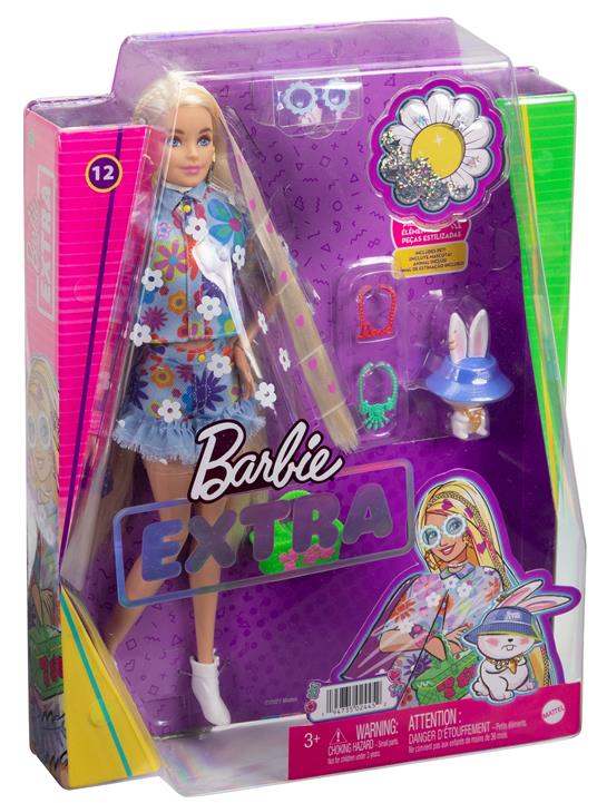 bambola barbie extra con accessori gioco giocattolo per bambina mattel