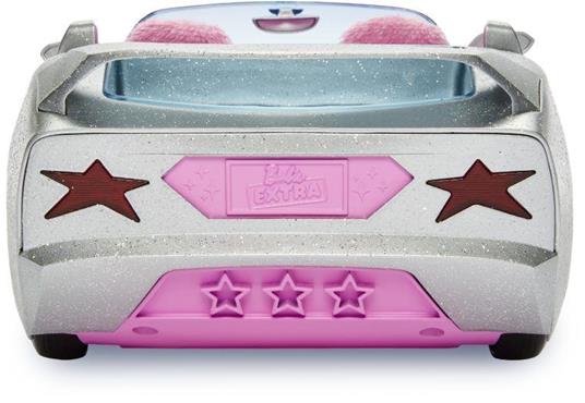 Barbie Extra Cabrio - Bambola con Auto Argentata e Cagnolino - 1 Top e 2 Paia di Scarpe - Piscina per Cuccioli - 15