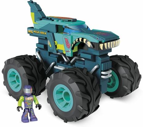 Mega Construx-Hot Wheels Mega Wrex Monster Truck Assortimento, Set da Costruzione da 187 Pezzi - 5