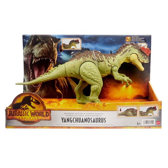 Jurassic World - MASSIVE ACTION Yangchuanosaurus, Giocattolo per Bambini 4+ Anni, HDX49 - 7