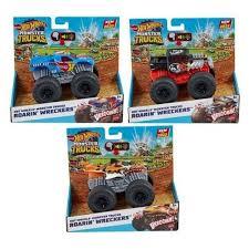 Hot Wheels - Monster Trucks Demolitore Ruggente - Da Collezione - Luci e Suoni - Motore Rombante - Scala 1:43