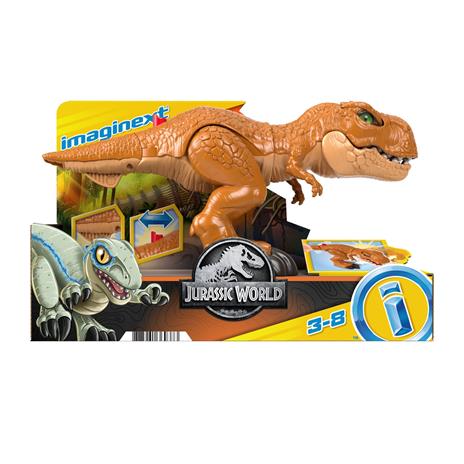 Fisher-Price Imaginext-Imaginext Jurassic World Ferocissimo Dinosauro T-Rex, Giocattolo per Bambini 3+ Anni, HFC04 - 8