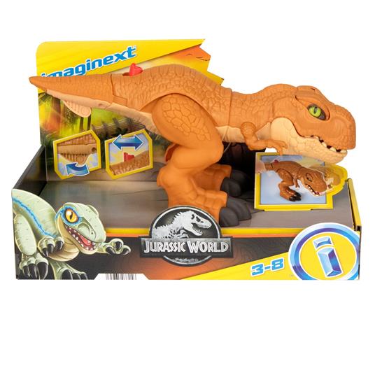 Fisher-Price Imaginext-Imaginext Jurassic World Ferocissimo Dinosauro T-Rex, Giocattolo per Bambini 3+ Anni, HFC04 - 9