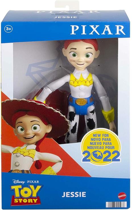 Disney Pixar Toy Story Jessie - Action Figure Grande - Snodabile - Con Dettagli - Per Ricreare le Scene del Film - 30 cm - Regalo Per Bambini 3+ Anni - 6