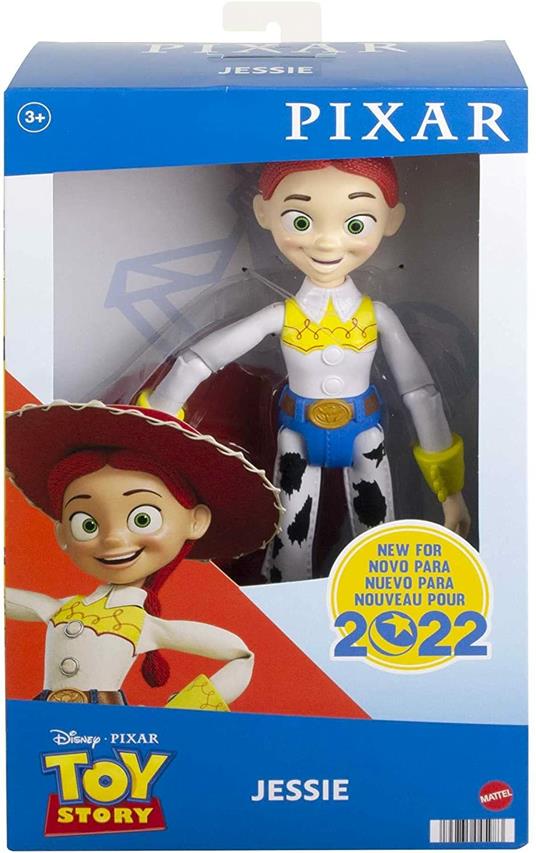 Disney Pixar Toy Story Jessie - Action Figure Grande - Snodabile - Con Dettagli - Per Ricreare le Scene del Film - 30 cm - Regalo Per Bambini 3+ Anni - 6