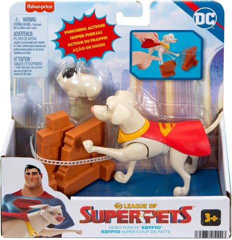 Fisher-Price DC League of Super-Pe, set DC League of Super-Pets ricco d'azione, che include Krypto il Super Cane - 6