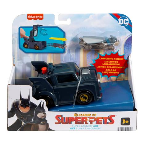 Fisher-Price - DC League of Super-Pets collezione set con personaggio e veicolo - 4
