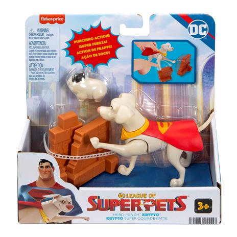 Fisher-Price - DC League of Super-Pets Collezione di personaggi snodati con funzionalità azionate dai bambini - 5