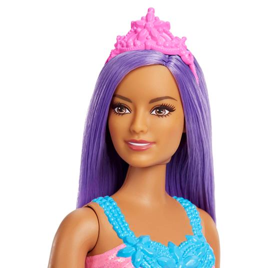 Barbie Dreamtopia, bambola principessa, capelli multicolore, corpetto scintillante - 3
