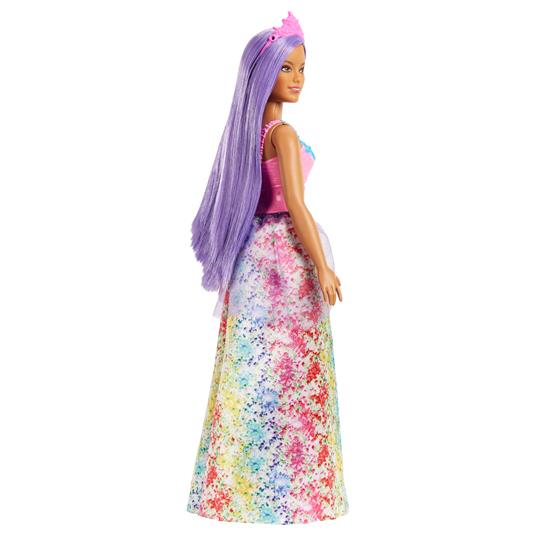 Barbie Dreamtopia, bambola principessa, capelli multicolore, corpetto scintillante - 5
