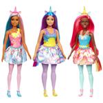 Barbie Dreamtopia Unicorni, bambola dai capelli multicolore, corpetto luccicante, gonna rimovibile