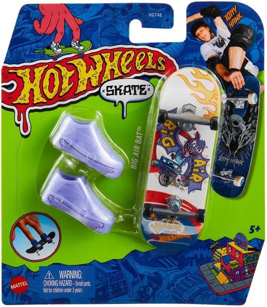Hot Wheels Skate Board 29 Shoe 4 Veicolo giocattolo per bambini a partire da 5 anni - 3