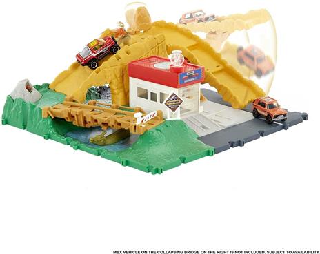 Matchbox - Action Drivers Playset, con 1 veicolo in scala 1:64 incluso, si collega ad altri set, per bambini 3+ anni - 6