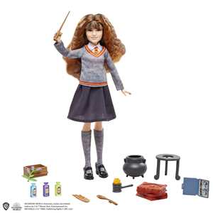 Giocattolo Harry Potter - Hermione e la Pozione Polisucco, playset con bambola Hermione Granger in uniforme di Hogwarts e accessori Mattel
