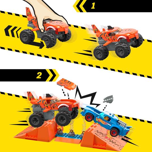 MEGA Hot Wheels Tiger Shark Super Scontri - 4