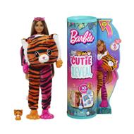 Barbie  barbie cutie reveal tigre, serie amici della giungla, bambola con costume da tigre di peluche