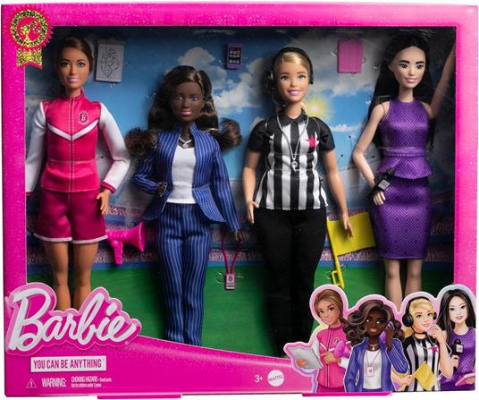Barbie Carriere Set di 4 Bambole, 3+ anni, HKT80 - 2