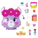 Mattel - Polly Pocket - Cofanetto Lama Avventura in Campeggio