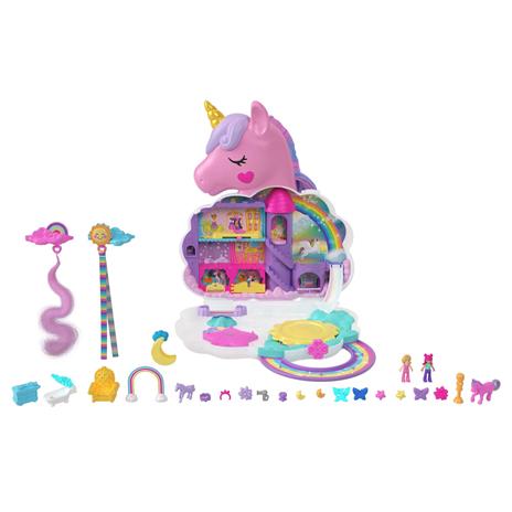 Polly Pocket Salone di Bellezza Unicorno Arcobaleno