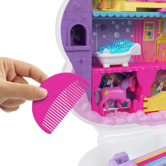 Polly Pocket Salone di Bellezza Unicorno Arcobaleno - 3