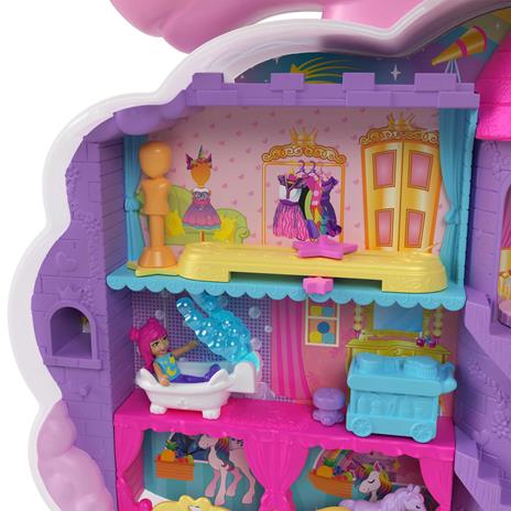 Polly Pocket Salone di Bellezza Unicorno Arcobaleno - 5