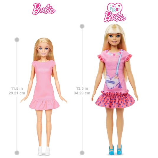 Barbie - La Mia Prima Barbie, Giocattolo per Bambini 3+ Anni, Bambola alta 34 cm con Busto Morbido e Arti Snodati - 2