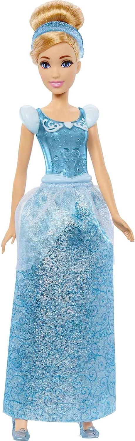 Disney princess  cenerentola bambola snodata, con capi e accessori scintillanti ispirati al film disney - 6
