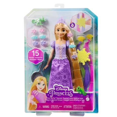Disney Princess - Rapunzel Chioma Magica, Bambola con Extension Capelli Cambia-Colore e Accessori per Lo Styling - 5