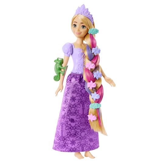 Disney Princess - Rapunzel Chioma Magica, Bambola con Extension Capelli Cambia-Colore e Accessori per Lo Styling - 6