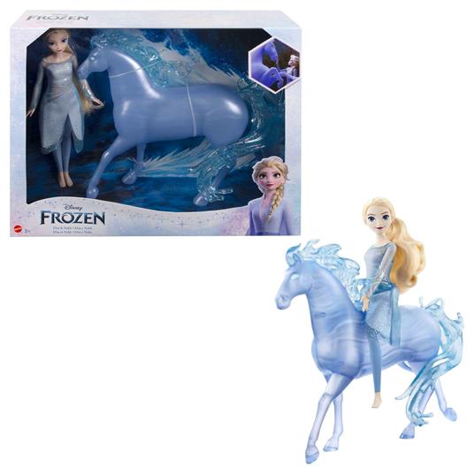 Disney Frozen - Elsa e Nokk, creatura acquatica a forma di cavallo, ispirati al film Disney Frozen 2