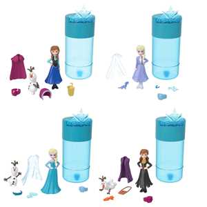 Giocattolo Disney Frozen - Snow Color Reveal, Bambola con 6 sorprese tra Cui Un Personaggio, Ispirata ai Film Disney Mattel