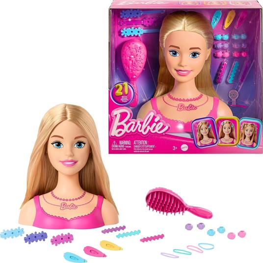 Barbie Styling Head Capelli Biondi