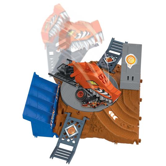 Hot Wheels Monster Trucks Arena degli Scontri Semifinali, playset collegabile con 1 Hot Wheels Monster Truck e 2 macchinine - 10