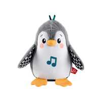 Giocattolo Fisher-price  pinguino dolci coccole, peluche sensoriale con musica e ali che si muovono Fisher-Price
