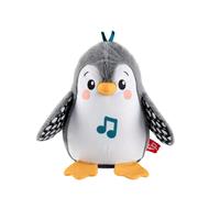 Fisher-price  pinguino dolci coccole, peluche sensoriale con musica e ali che si muovono