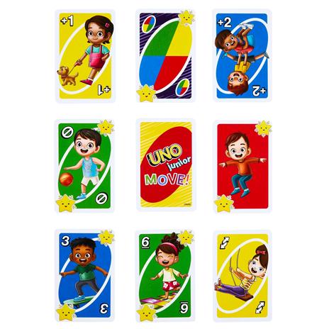 UNO Junior Move!, gioco di carte per bambini e famiglie - 5