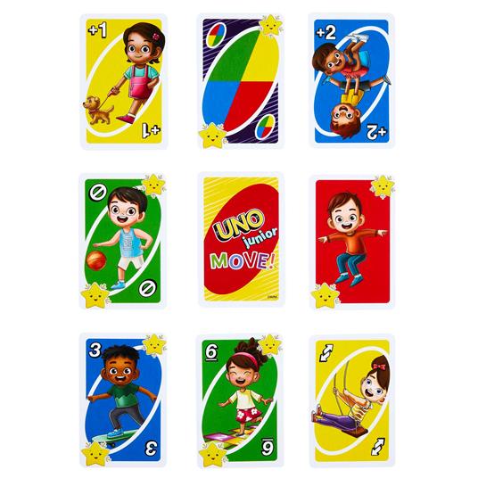 UNO Junior, Gioco di Carte con 45 Carte, Giocattolo per Bambini 3+Anni