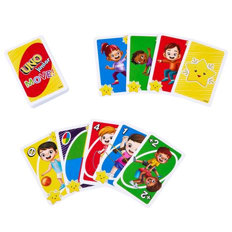 UNO Junior Move!, gioco di carte per bambini e famiglie - 6