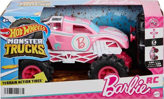 Hot Wheels Monster Truck Barbie R/C 1:24 (HNV02)
