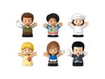 Friends Fisher-Price Little People Collecter Mini Figures 4-Pack 7 Cm Mattel