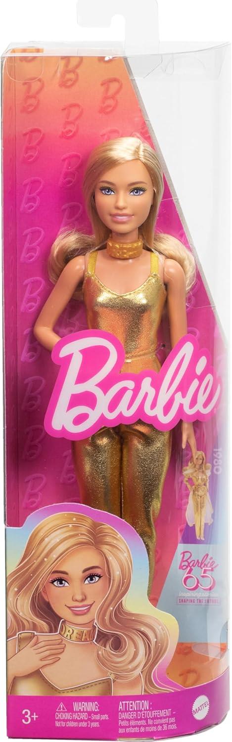 Barbie Fashionistas 65 Anniversario - 222 Capelli Biondi Tuta Gold