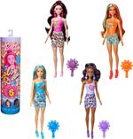 Barbie Color Reveal - Bambole Trendy con Corpetto Cambia Colore e 6 Accessori a Sorpresa da Scoprire