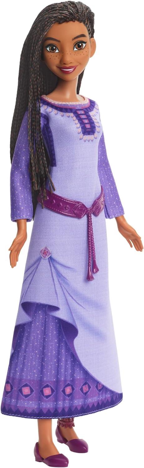 Disney Wish, Asha di Rosas Cantante, bambola abito rimovibile personaggio Star incluso, canta canzone film Wish in italiano