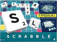 Mattel Games Scrabble - Il gioco da tavolo delle parole, nuova versione con doppio tabellone e modalità Parole di Squadra
